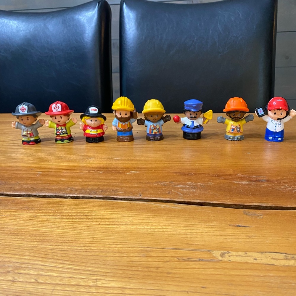 Little People lot of 8, career people